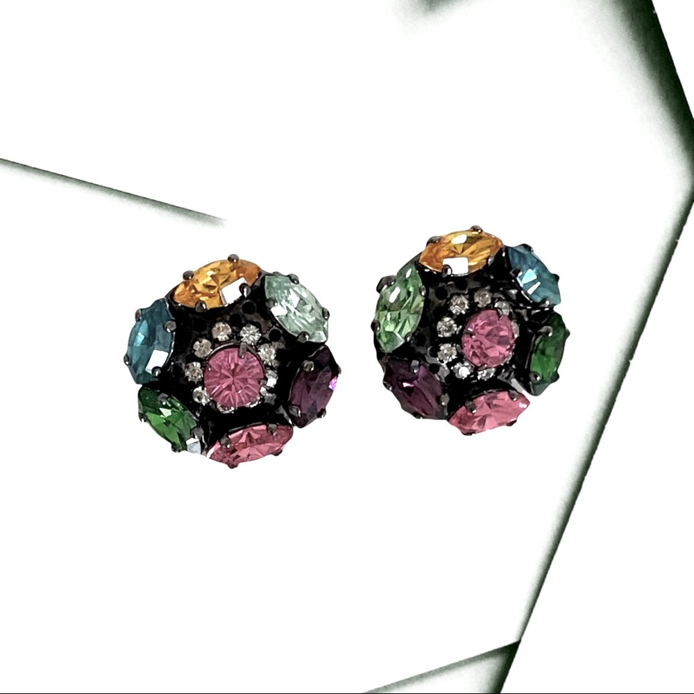 Erickson Beamon Earrings Modern Mughal Collection NWOT - Picture 6 of 13
